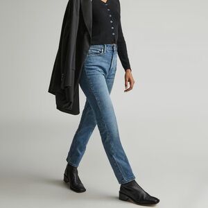 EVERLANE high rise jeans the original cheeky jean size 28 straight mom jeans